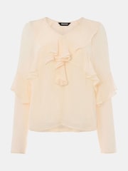 Whistles White Ruffle Frill Blouse - Image 5 of 5