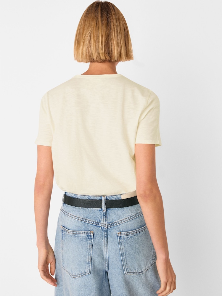 Camiseta Whistles Posie com acabamento duplo - Imagem 2 de 5