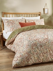 Duvet Day Multi Anika Paisley Printed Soft Touch Duvet Set - Image 1 of 3