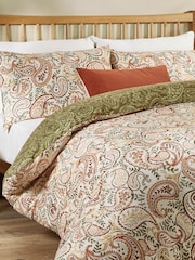 Duvet Day Multi Anika Paisley Printed Soft Touch Duvet Set - Image 3 of 3