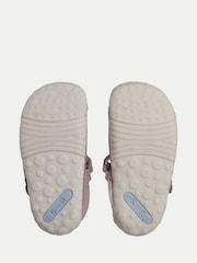 Start-Rite Girls Tumble T-bar Patent Rip-Tape Pre-Walking Nude Shoes for Babies - Image 5 of 5