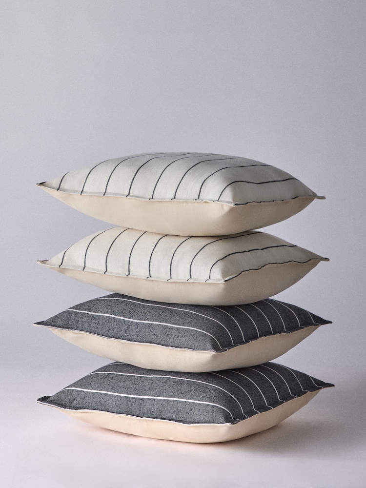 The Set 4 Pack Monochrome Cushion - Image 2 of 4