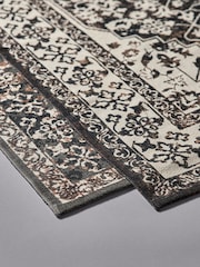 The Set 2 Pack Black Persian Cotton Printed Flatweave Rugs - Image 8 of 8