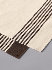 The Set 2 Pack Stripe Flatweave Wool Rugs - Image 4 of 6