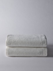 The Set White Set of 2 Popcorn Texture Towels - Image 3 of 6