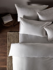 The Set 2 Pack Grey Stripe Floral Duvet Cover and Pillowcase Set with Fitted Sheets - Image 3 of 5