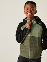 Regatta Black Kielder Hybrid IX Coat - Image 1 of 8