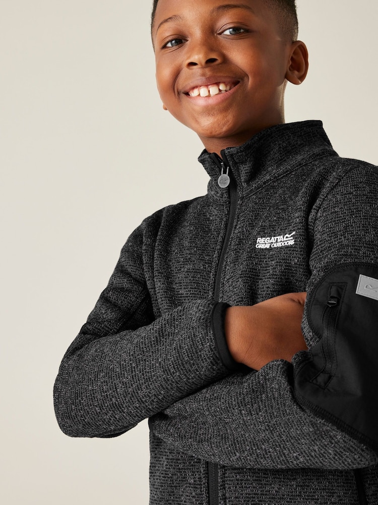 Regatta Black Junior Newhill Fleece - Image 2 of 9