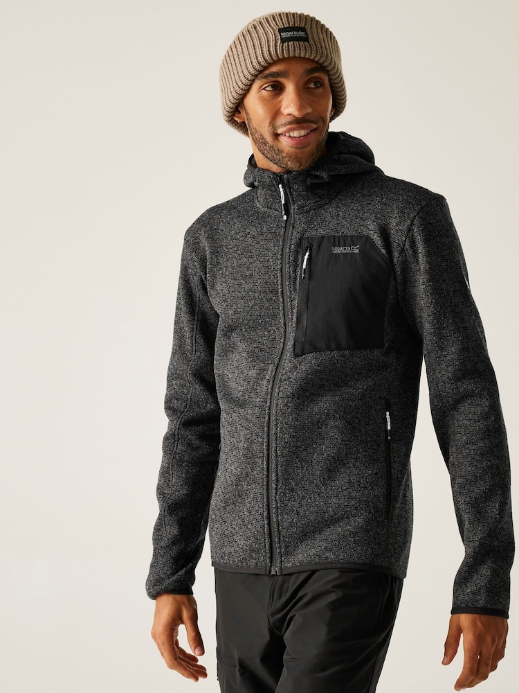 Regatta Grey Hooded Newhill Fleece - Image 1 of 7