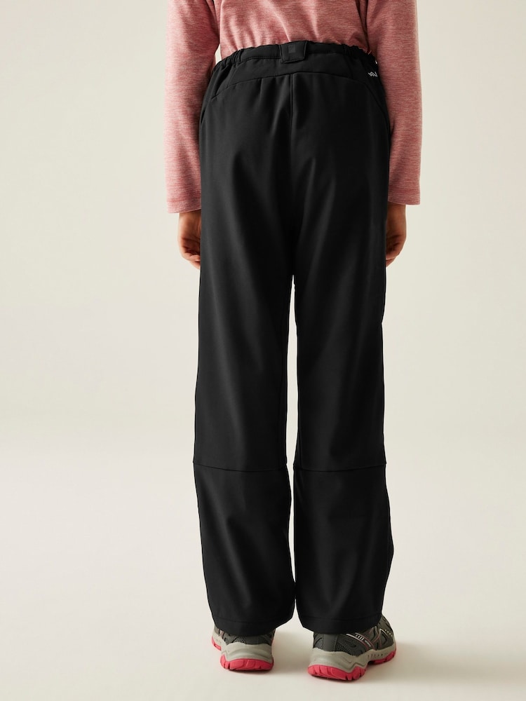 Regatta Black Kids Unisex Softshell Trousers - Image 2 of 7