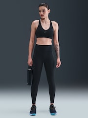 Nike Black Universa Medium-Support Padded Sport Bra - Image 4 of 11