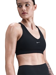 Nike Black Universa Medium-Support Padded Sport Bra - Image 8 of 11