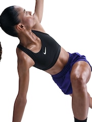 Nike Black Swoosh Medium Support Non-Padded Sports Bra - Image 5 of 5