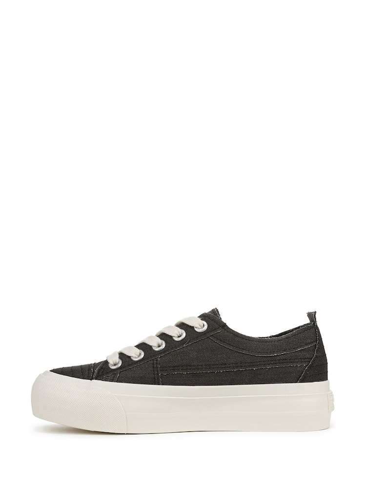 Blowfish Malibu Regular Fit Cream Sadie Sun Lace-Up Trainers - Image 2 of 7