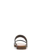 Blowfish Malibu Regular Fit Metallic Curtis Slides - Image 5 of 7