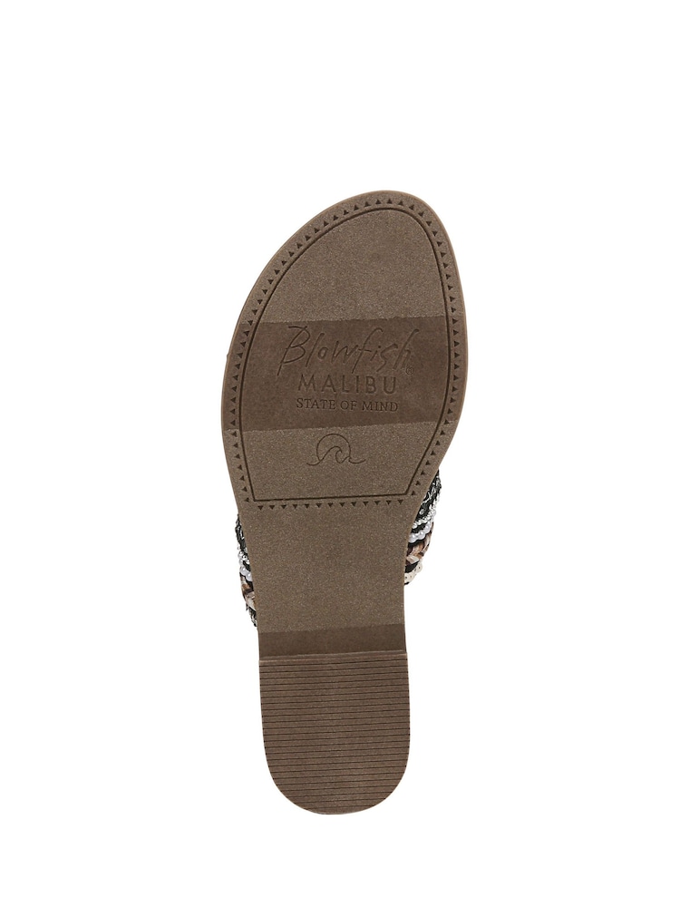 Blowfish Malibu Regular Fit Metallic Curtis Slides - Image 7 of 7