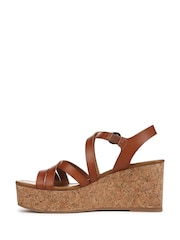 Blowfish Malibu Regular Fit Gold Aurora Wedge Sandals - Image 2 of 7