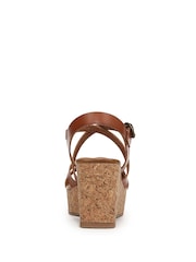 Blowfish Malibu Regular Fit Gold Aurora Wedge Sandals - Image 5 of 7