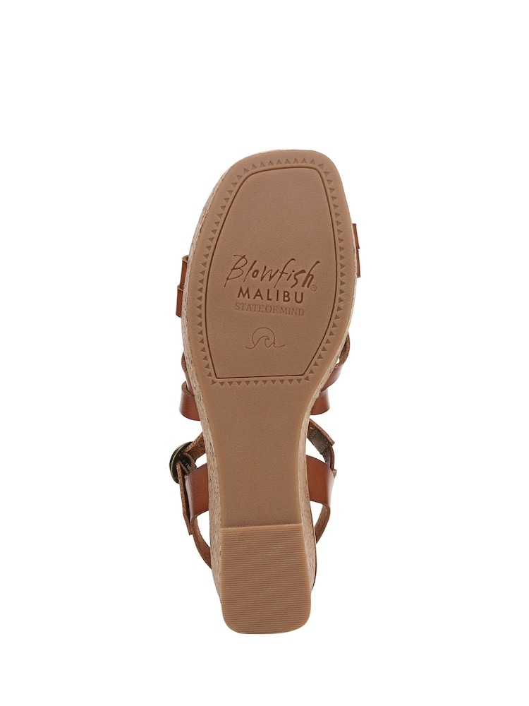 Blowfish Malibu Regular Fit Gold Aurora Wedge Sandals - Image 7 of 7