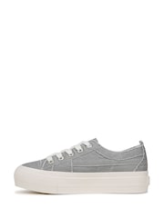 Blowfish Malibu Regular Fit Cream Sadie Sun Lace-Up Trainers - Image 2 of 7