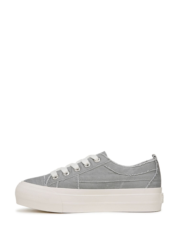 Blowfish Malibu Regular Fit Cream Sadie Sun Lace-Up Trainers - Image 2 of 7