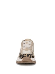 Blowfish Malibu Regular Fit Cream Leo Lace-Up Trainers - Image 4 of 7