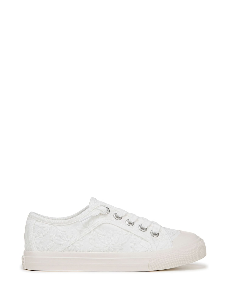 Blowfish Malibu Regular Fit Mystical Slip On White Trainers - Image 1 of 7