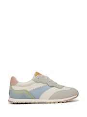 Blowfish Malibu Regular Fit  Valley Lace Up White Trainers - Image 1 of 7