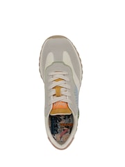Blowfish Malibu Regular Fit  Valley Lace Up White Trainers - Image 6 of 7