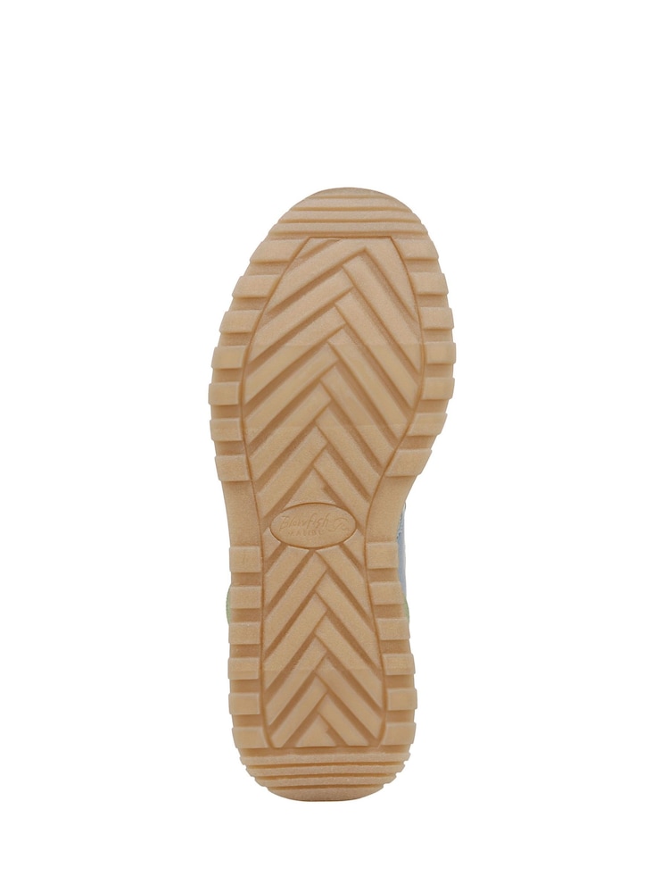 Blowfish Malibu Regular Fit  Valley Lace Up White Trainers - Image 7 of 7