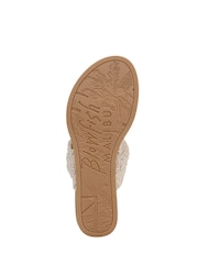 Blowfish Malibu Regular Fit Ashland White Slides - Image 7 of 7