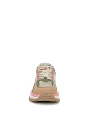 Grün - Blowfish Malibu Regular Fit Green Leo Lace-Up Trainers - Bild 4 von 7