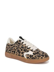 Blowfish Malibu Regular Fit Animal Print Tastic Lace-Up Trainers - Image 3 of 7
