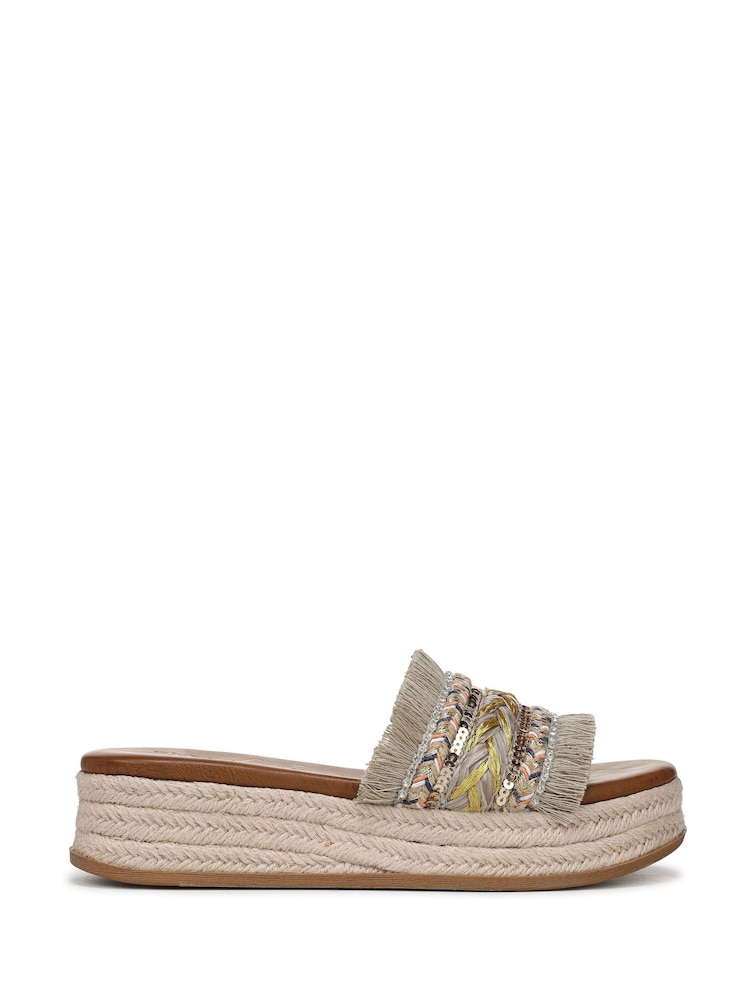 Blowfish Malibu Regular Fit Gold Miami Slides - Image 1 of 7