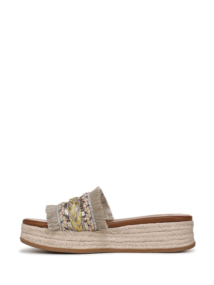 Blowfish Malibu Regular Fit Gold Miami Slides - Image 2 of 7