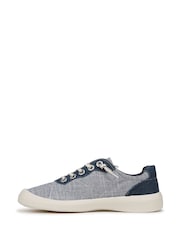 Blowfish Malibu Regular Fit Blue Boardwalk Slip On Trainers - Image 2 of 7