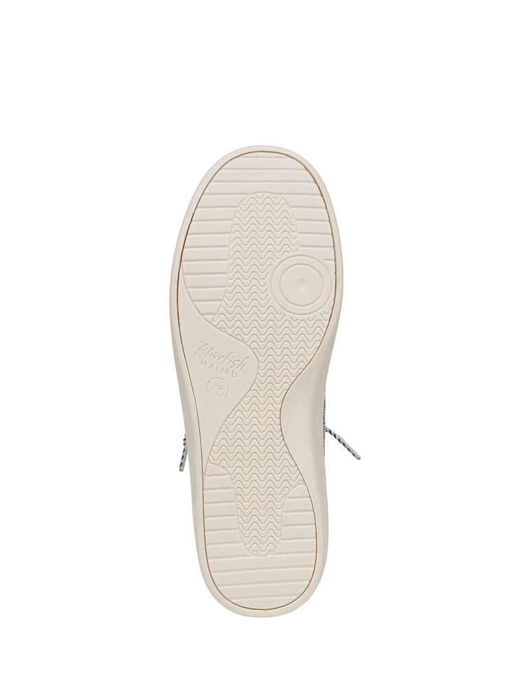 Blowfish Malibu Regular Fit Blue Boardwalk Slip On Trainers - Image 7 of 7