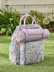 Maisie Floral Print 4 Person Picnic Backpack - Imaginea 3 din 6