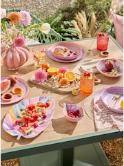 Set of 4 Multi Bright Picnic Acrylic Tumblers - Image 5 of 6