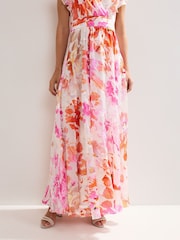 Phase Eight Pink Liana Burnout Dress - Image 5 of 7