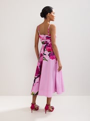 Phase Eight Pink Cassia Printed Dress - Image 2 of 7