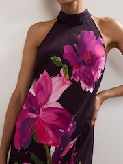 Phase Eight Pink Marcella Satin Dress - Image 4 of 7