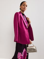 Phase Eight Pink Marcella Satin Dress - Image 6 of 7
