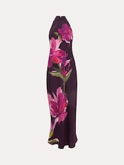 Phase Eight Pink Marcella Satin Dress - Image 7 of 7