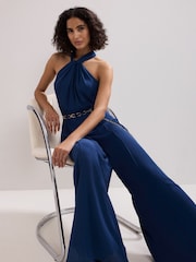 Phase Eight Blue Gwen Jumpsuit - Image 5 of 7