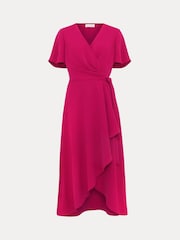 Phase Eight Pink Julissa Wrap Dress - Image 6 of 6