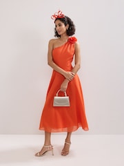 Phase Eight Orange Joseline Dress - Image 1 of 7