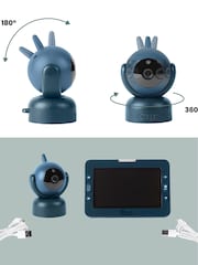 Babymoov Blue Yoo Master+ HD 5" Motorised Video Baby Monitor - Image 2 of 6