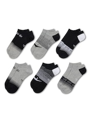 Nike Natural Everyday Lightweight No Show Socks 6 Pack - Image 3 of 4