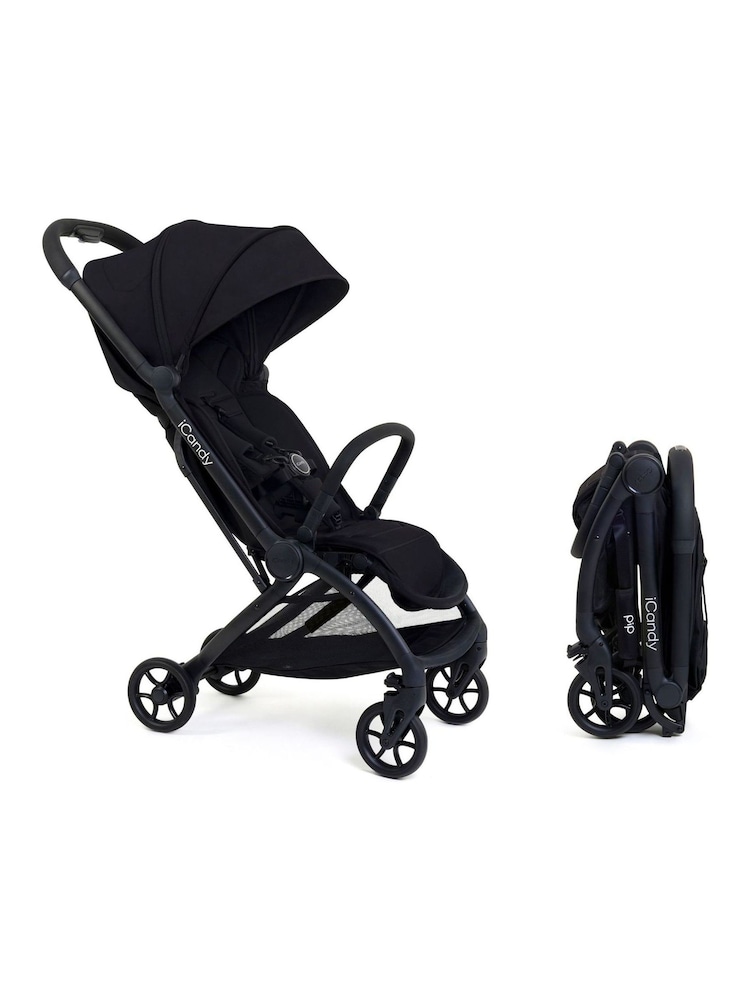 iCandy Black Pip Stroller Compact Fold Pushchair - Image 1 of 5